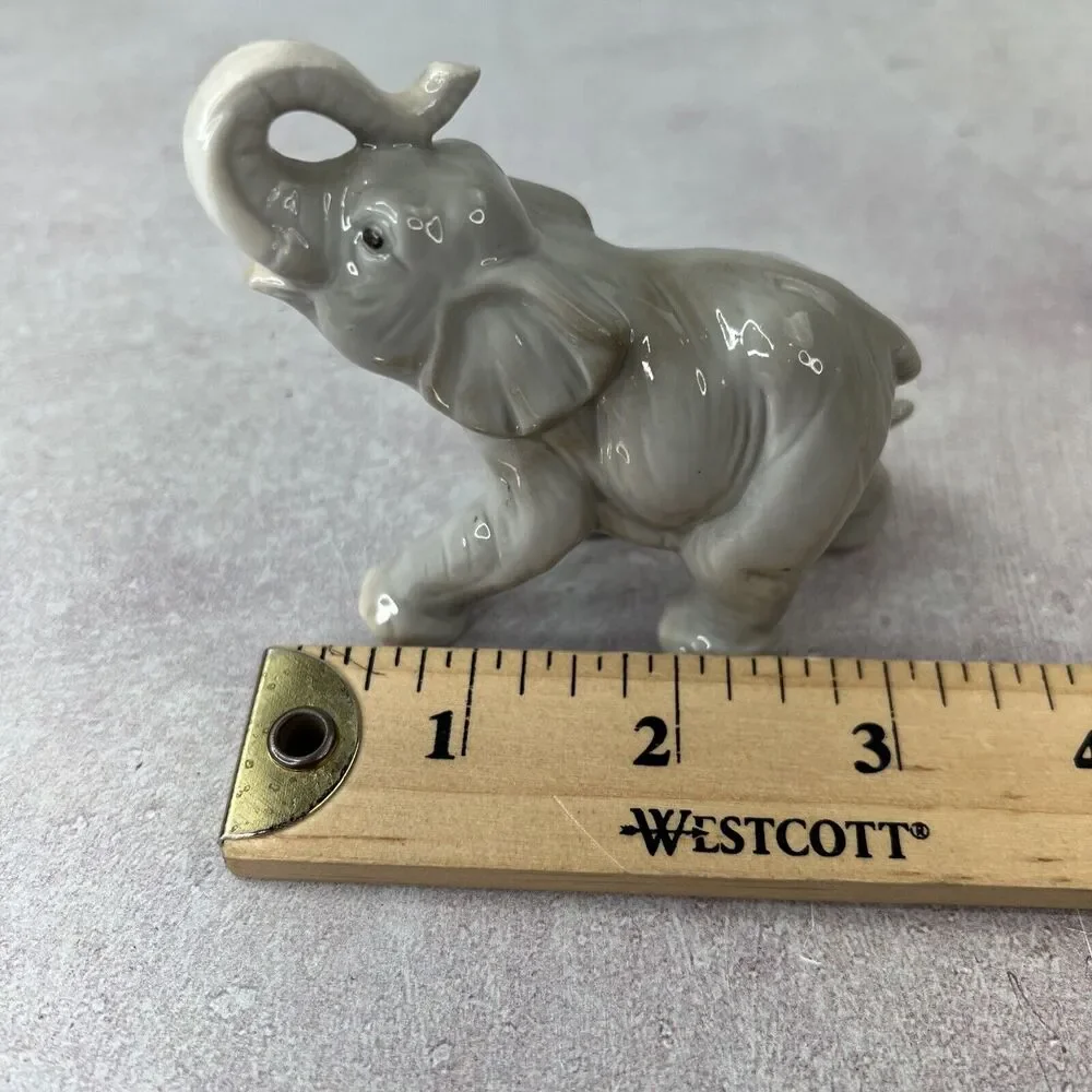 Vintage George Good‎ Miniature Porcelain Elephant Figurine